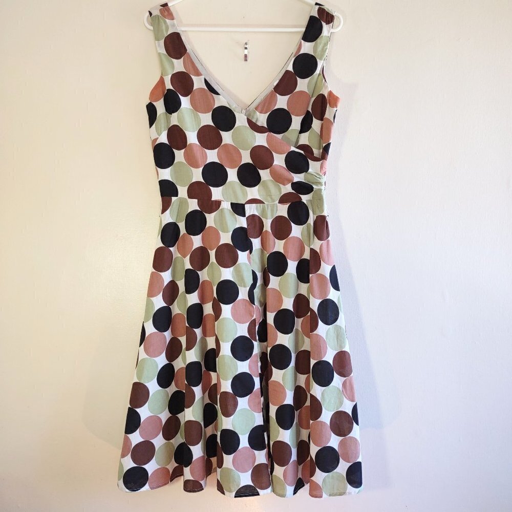 Tempted Hearts Polka Dot Mini Dress Retro Fit & Flare Juniors Size 5